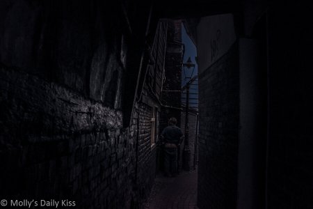 Alley at Night Photo for Takeaway