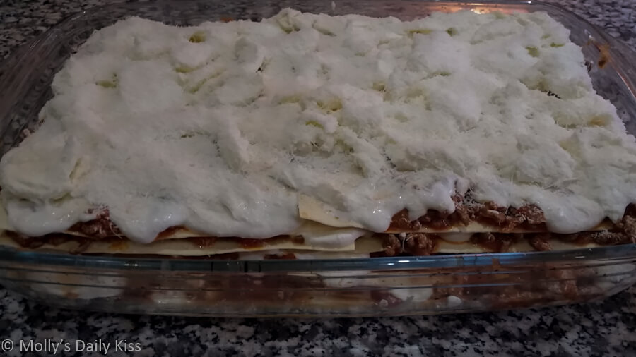 Uncooked Lasagne for Attention to Detail