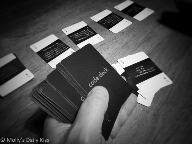Photo of playing card for The Art of the Deal, negotiation