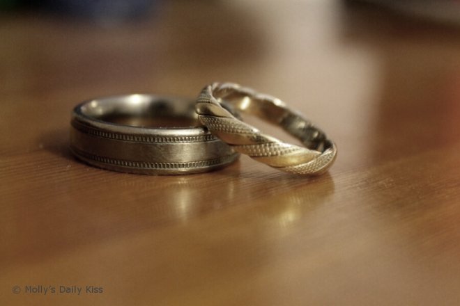 Wedding rings for the crying post