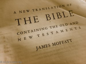 An image of the bible for beliefs