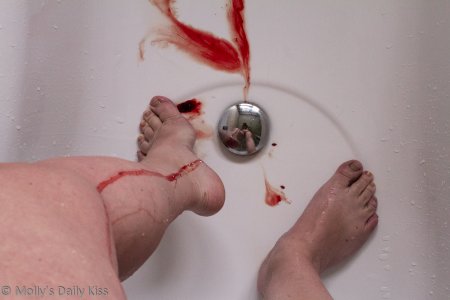 Blood in the bath