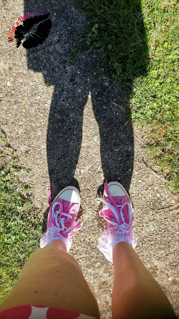 girly shoes worn for the vicar