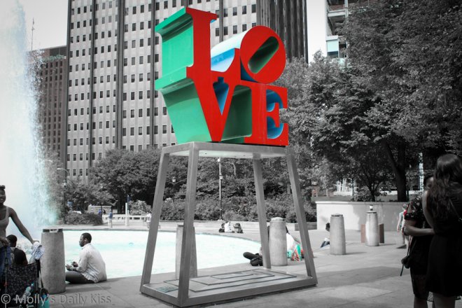 Love Sculpture Philadephia